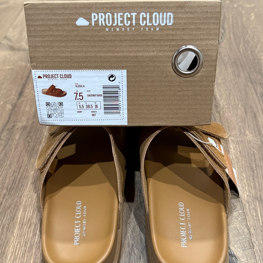 Project Cloud slides SLEEK.A suede 7.5 - Picture 2 of 8